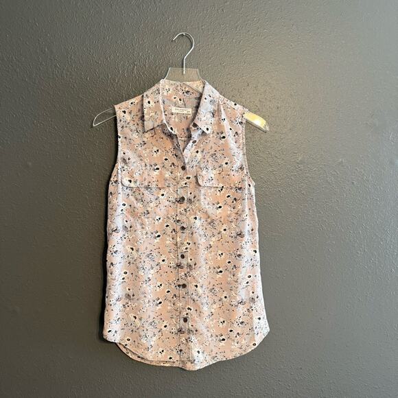 Equipment Sleeveless Silk Blouse Size XS - Picture 1 of 4
